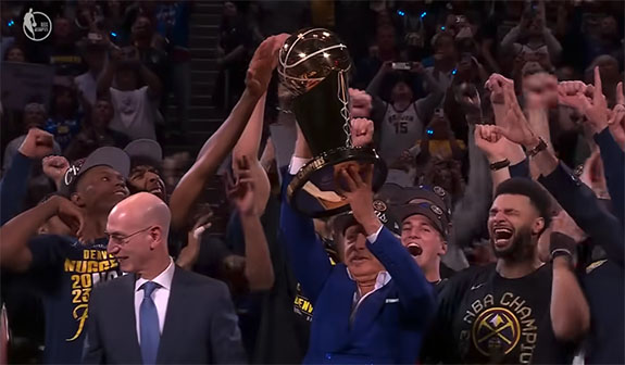 Larry O'Brien NBA Championship Trophy By Tiffany Is Redesigned